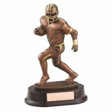 Custom Hand Painted Resin Football Player Trophy (9