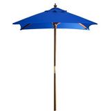 Custom Wood Market Umbrella (7')