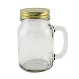 Custom 20Oz Clear Glass Mason Jar (With Lid), 5.5