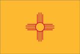 Custom Endura Poly Mounted New Mexico State Flag (12