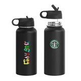 Custom Summit 32oz Double Wall Vacuum Insulated 18/8 Stainless Steel Bottle