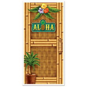 Custom Aloha Door Cover Decoration, 5' L x 30" W