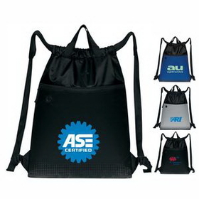 Printed Sport Pack, Personalised Drawstring Backpack, Custom Logo Drawstring, Printed Drawstring, 14.5" L x 19" W