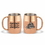 17 oz. Copper Color Plated Stainless Steel Beer Barrel Mug, Personalised Mugs, Custom Mug, 5.125" H x 3.25" Diameter x 3.25" Diameter, Price/piece