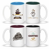 Coffee mug, 15 oz. El Grande Photo Mug (Two Tone), Personalised Mug, Custom Mug, Advertising Mug, 4.5