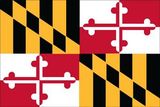 Custom Endura Poly Mounted Maryland State Flag (12