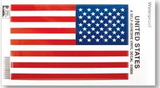 Custom Right Hand Large Vinyl U.S. Stiki-Bak Flag Decal (5