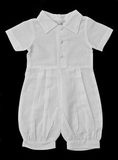 Blank Solid White Baby Romper