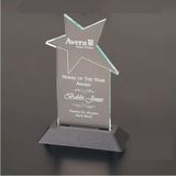 Custom Jade Glass Economy Star Award (7
