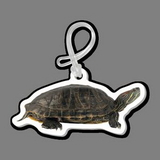 Custom Luggage Tag W/ Tab - Full Color Turtle
