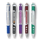 Custom 3-Sided Retractable Pen w/ Chrome Trim