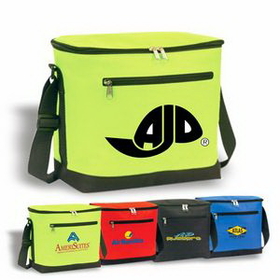 Cooler Bag, 12 Can Portable Vertical Soft Insulated Bag, Custom Logo Cooler, Personalised Cooler, 10.5" L x 10.25" W x 6" H