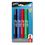 Blank 4 Pack Permanent Broadline Markers - Assorted Colors - Made In The Usa, Price/piece