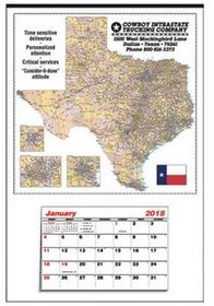 Custom Iowa State Map Calendar - Small Full Apron, 20 1/2" W X 28 1/2" H