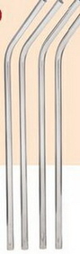 Custom Stainless Steel Drinking Straw, 8 1/2" L X 1/4" Diameter