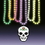 33" Glow-in-the-Dark Party Beads w/ a Custom Shaped/Printed Gloss Finish Medallion, Price/piece
