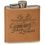 Custom 6 Oz Leather Stainless Steel Flask(screened), Price/piece