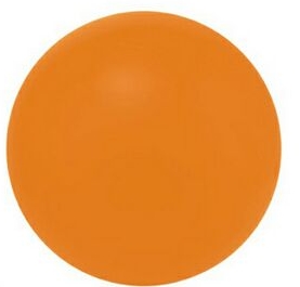 Custom 16" Inflatable Solid Orange Beach Ball