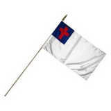 Custom Christian Endura-Poly Mounted Flag (12