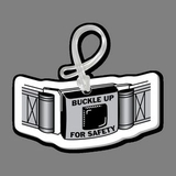 Custom Seat Belt (Centered) Bag Tag