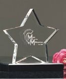 Custom Optical Crystal Star Award (6