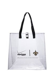 Custom Totally Clear Stadium Approved Tote Bag, 12" L x 6" W x 12" H