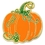 Blank Pumpkin Vine Pin, 1" W x 1" H, Price/piece