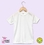Custom White Toddler Cap Sleeve Girls T-Shirt w/Scallop Trim, Price/piece