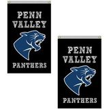 Custom 2.5' x 4' Double Sided Knitted Polyester Vertical Banners