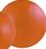 Blank 16" Inflatable Solid Orange Beach Ball