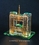 Custom CHINA Shanghai Stock Building Crystal Award Trophy., 3.4375" L x 3.125" W x 2.1875" H, Price/piece