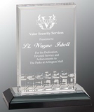 Custom Silver Mirage Impress Acrylic Award, 5