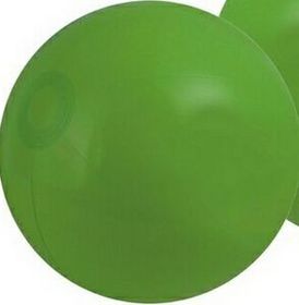 Custom 12" Inflatable Solid Green Beach Ball