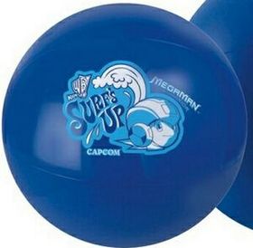 Custom 12" Inflatable Solid Blue Beach Ball