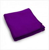 Blank Promo Fleece Throw Blanket - Purple, 50