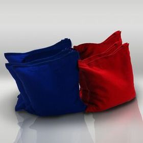 Blank Regulation Cornhole Bags, 6" L X 6" W X 1" H