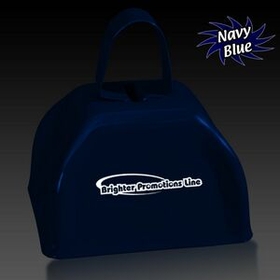 Custom 3" Navy Blue Metal Cowbell