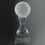 Custom Frosted Crystal Tennis Ball on Pedestal Trophy, 3" W x 8" H, Price/piece