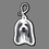 Custom Dog (Beardie, Head) Bag Tag, Price/piece