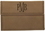 Custom Dark Brown Leatherette Hard Business Card Holder, 3 3/4" W x 2 3/4" H x 9/16" Thick, Price/piece