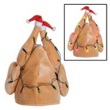 Custom Plush Light Up Christmas Turkey Hat