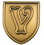 Custom Stock Alphabet Insert 11/16" (Letter "V") Gold, Silver or Bronze, Price/piece