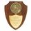 9 1/2"x12" Genuine Walnut Plaque Shield w/4" Department of Justice Medallion, Price/piece