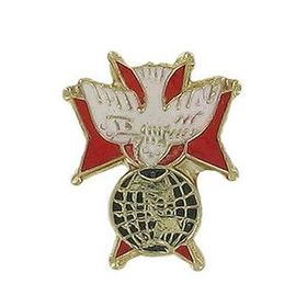 Blank Fraternal Organization Lapel Pins (Knights of Columbus), 1/2" W