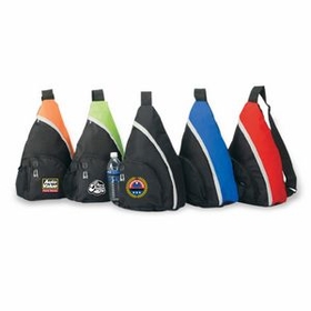 SLING BACKPACK, Personalised Backpack, Custom Backpack, Promo Backpack, 11.5" W x 17.75" H x 6" D