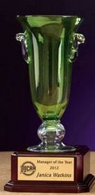 Custom Glass Trophy (12.5")