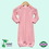 Custom The Laughing Giraffe Long Sleeve Poly/Cotton Infant Sleeper Gown w/ Fold Over Mittens - White, Price/piece