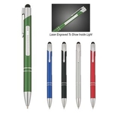 Custom Argo Light Up Stylus Pen, 5 1/2