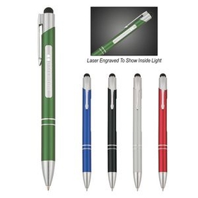 Custom Argo Light Up Stylus Pen, 5 1/2" H
