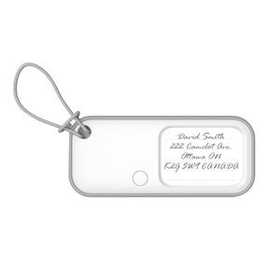 Custom BeagleScout Two-Way Tracker And Luggage Tag, 3 2/5" W x 1 2/5" H